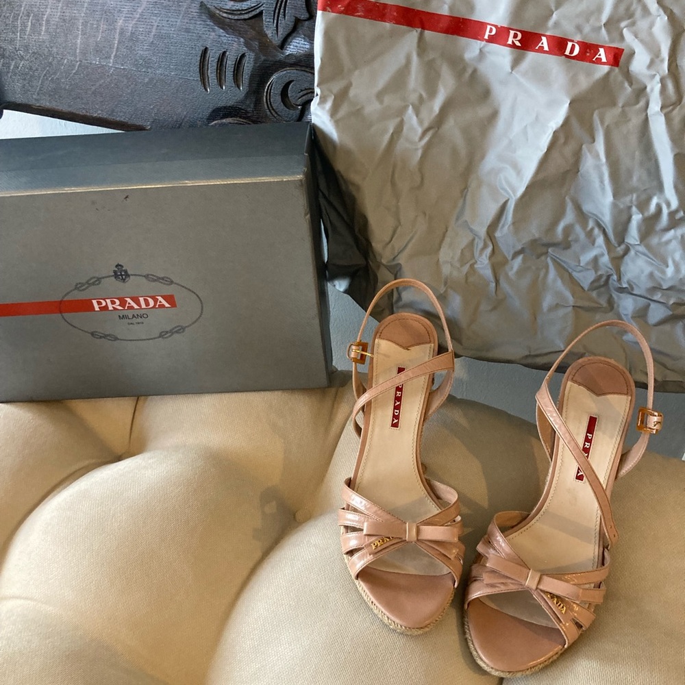 Authentic Prada Wedges - Picture 4 of 5